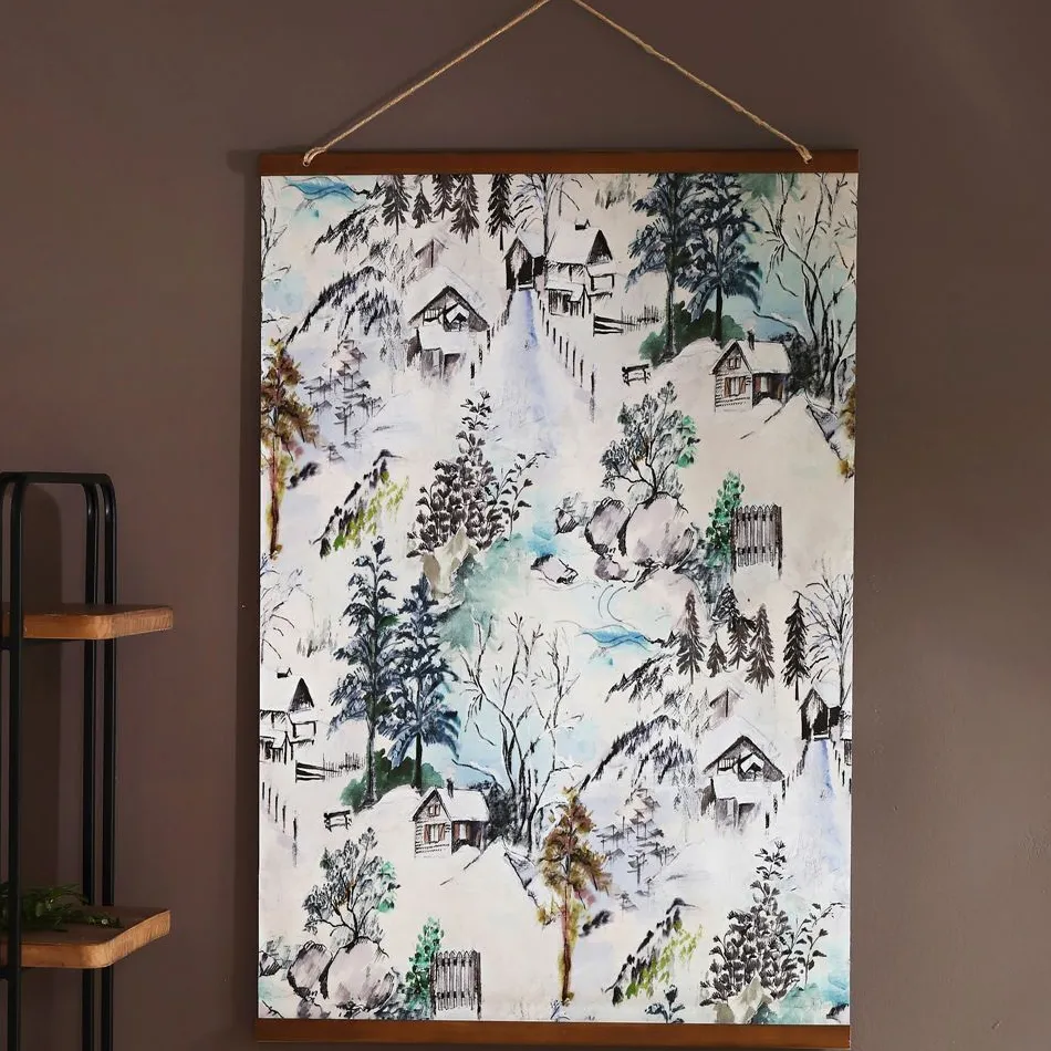 Becquet Affiche à suspendre paysage de montagne< Décoration Murale|Décoration