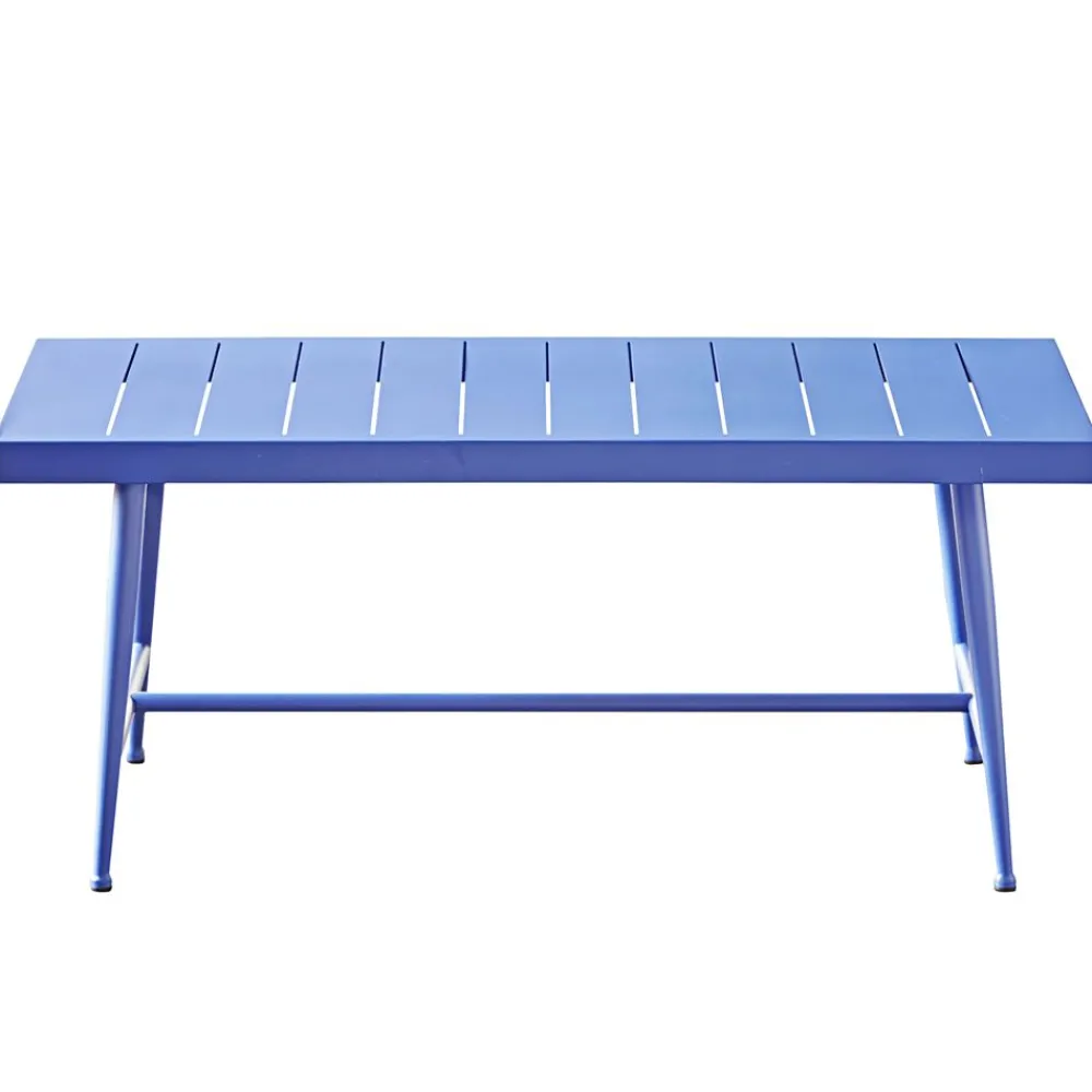 Becquet Banc en métal bleu< Meuble, Étagère|Décoration