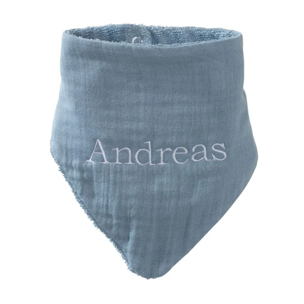Becquet Bavoir enfant personnalisable en gaze de coton - CRÉATION<Enfant Univers Des Tout-Petits|Serviette De Bain Personnalisée, Peignoir Personnalisé