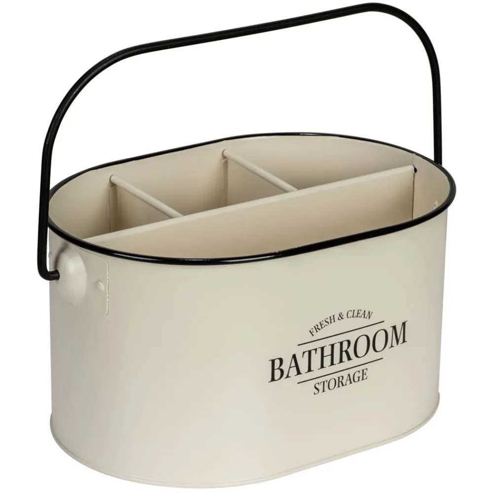 Becquet Boîte métal salle de bain à compartiments< Accessoires De Salle De Bain|Idées Salle De Bain