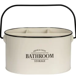 Becquet Boîte métal salle de bain à compartiments< Accessoires De Salle De Bain|Idées Salle De Bain