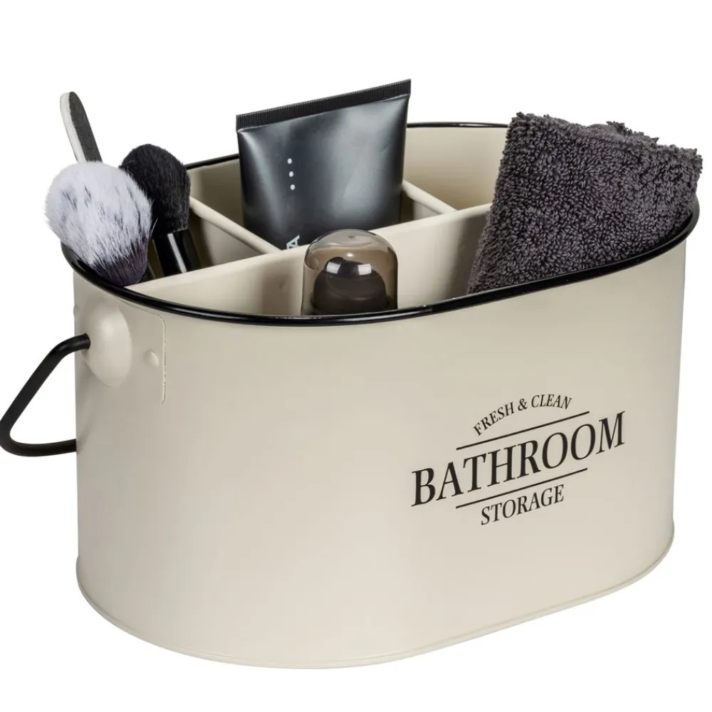 Becquet Boîte métal salle de bain à compartiments< Accessoires De Salle De Bain|Idées Salle De Bain