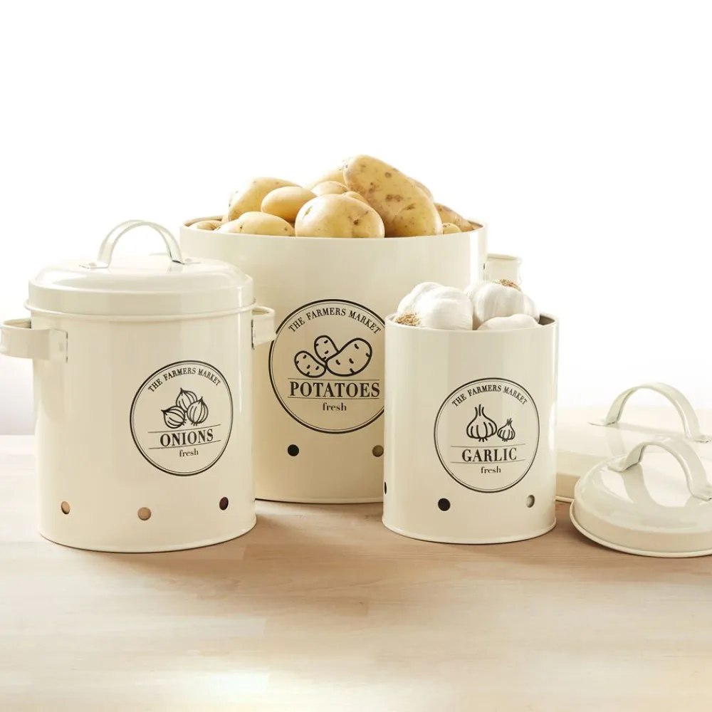 Becquet Boîtes de conservation en métal - Lot de 3< Rangement, Gain De Place|Idées Cuisine