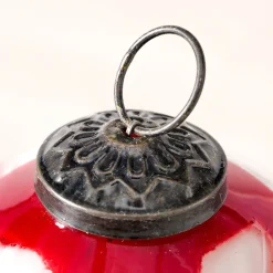 Becquet Bougie boule de Noël en verre< Luminaire|Décoration