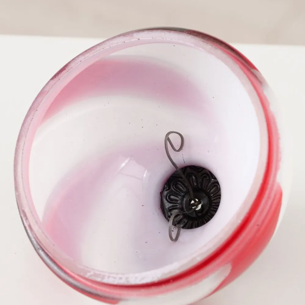 Becquet Bougie boule de Noël en verre< Luminaire|Décoration