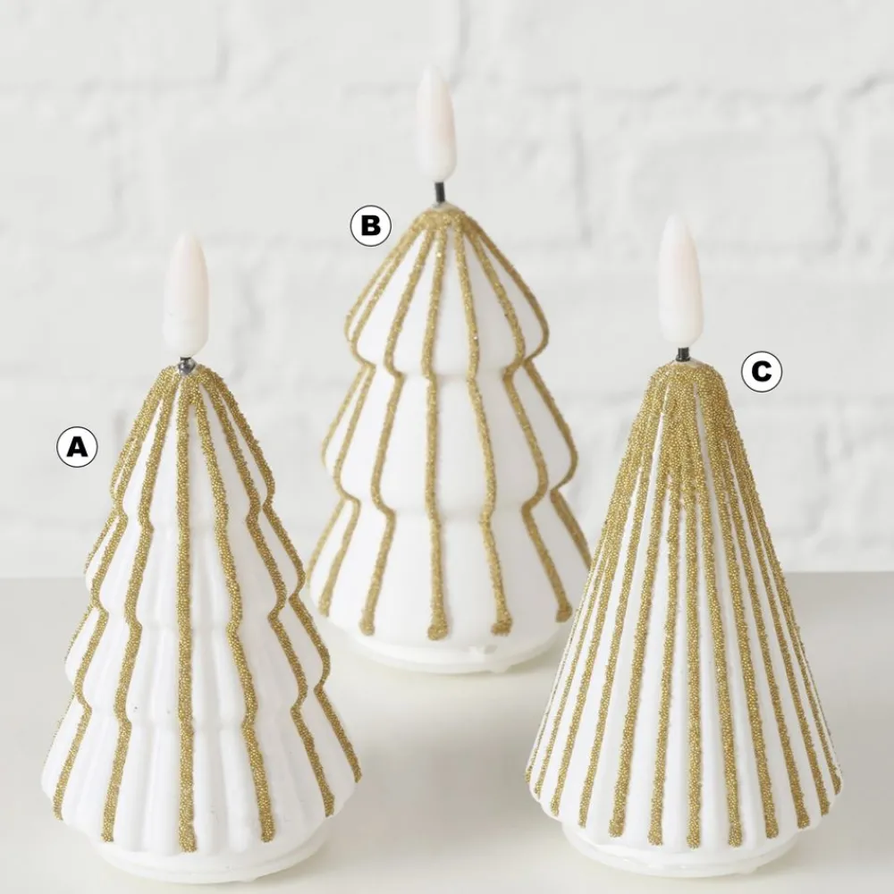 Becquet Bougie LED forme sapin fantaisie< Luminaire|Décoration
