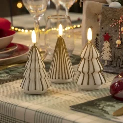 Becquet Bougie LED forme sapin fantaisie< Luminaire|Décoration