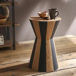 Becquet Bout de canapé bicolore< Meuble, Étagère|Décoration