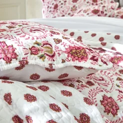 Becquet Boutis à fleurs - CRÉATION< Boutis, Jeté De Lit, Couvre Lit