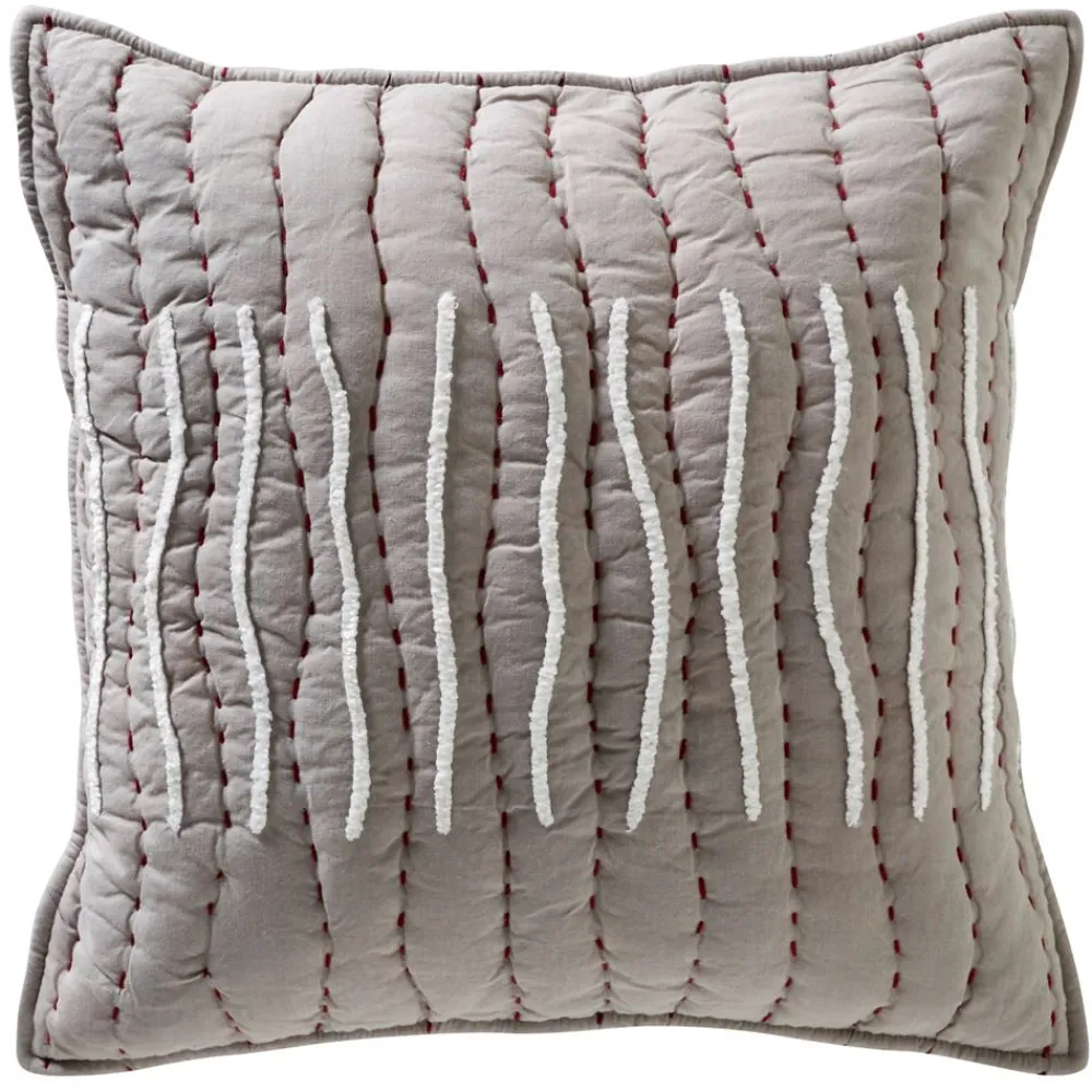 Becquet Boutis bicolore piquage fantaisie< Plaid|Plaid