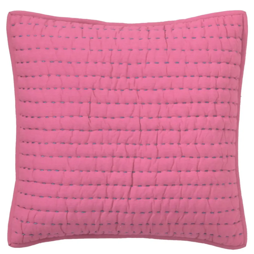 Becquet Boutis fleuri façon aquarelle - CRÉATION< Boutis, Jeté De Lit, Couvre Lit