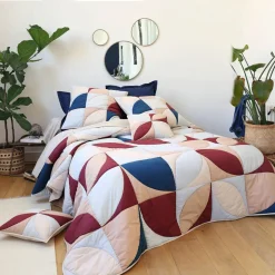 Becquet Boutis géométrie fantaisie - CRÉATION<Enfant Linge De Lit Ado, Housse De Couette|Plaid