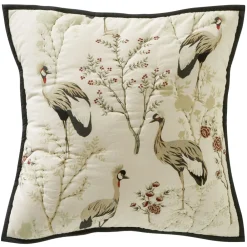 Becquet Boutis motif oiseaux - CRÉATION< Les Matières|Plaid