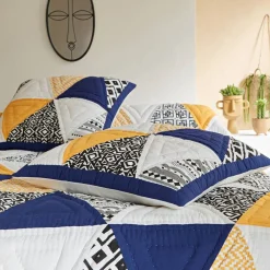 Becquet Boutis patchwork - CRÉATION< Boutis, Jeté De Lit, Couvre Lit