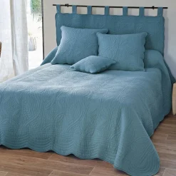 Becquet Boutis uni en pur coton - CRÉATION< Les Matières|Plaid