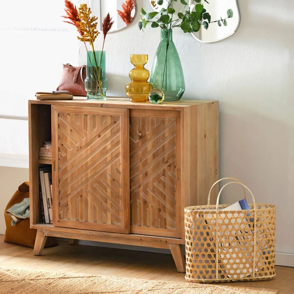 Becquet Buffet en pin 2 portes< Meuble, Étagère|Décoration