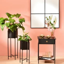 Becquet Cache-pot sur pied< Vase, Cache-Pot|Décoration