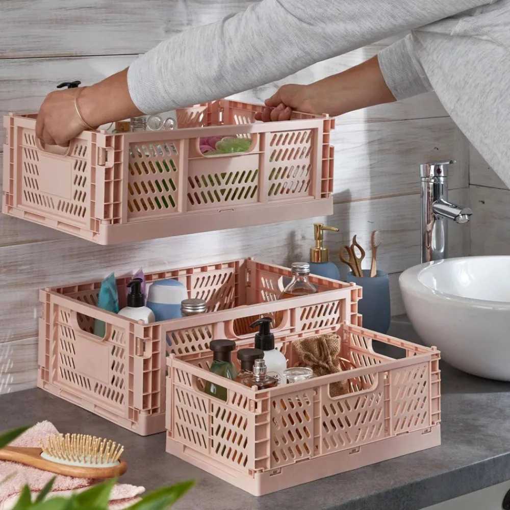 Becquet Caisse de rangement pliable et colorée< Rangement, Gain De Place|Décoration Enfant, Tapis Enfant