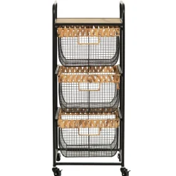 Becquet Chariot de rangement à roulettes< Rangement, Gain De Place|Meuble, Étagère