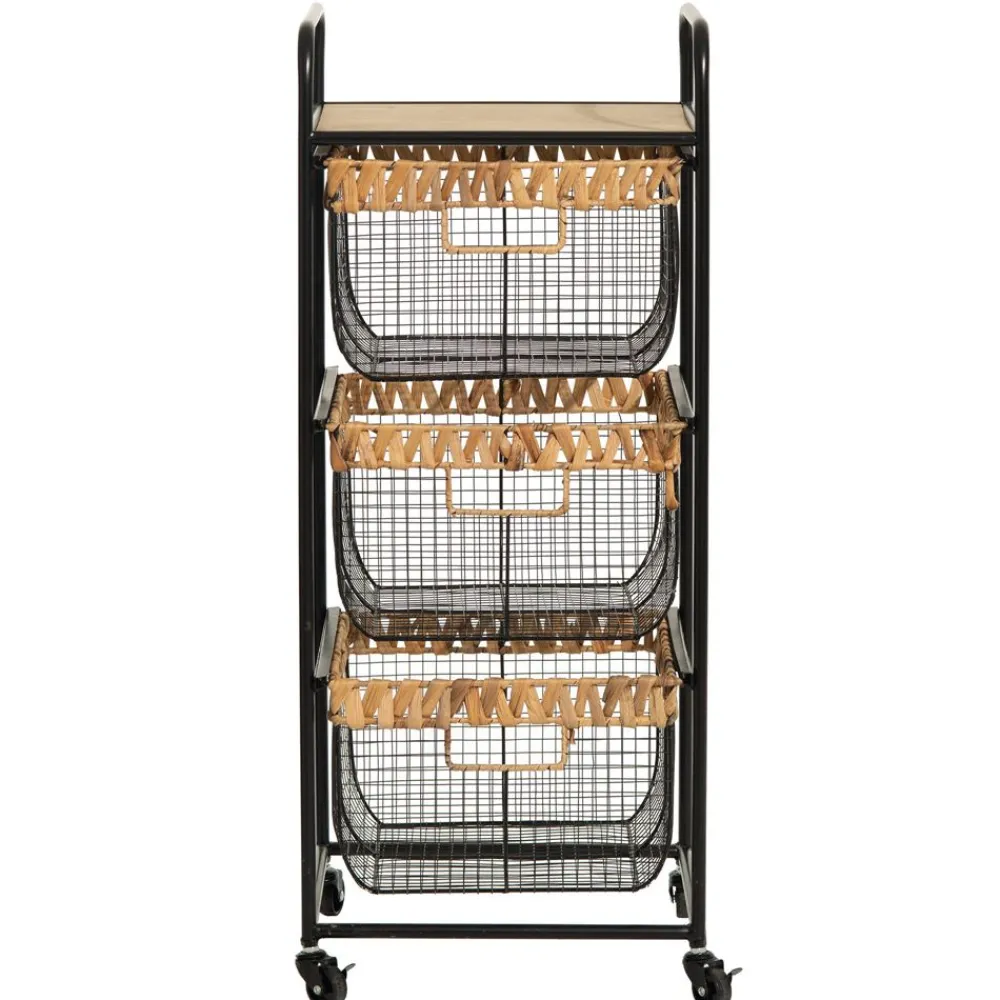 Becquet Chariot de rangement à roulettes< Rangement, Gain De Place|Meuble, Étagère