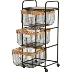 Becquet Chariot de rangement à roulettes< Rangement, Gain De Place|Meuble, Étagère