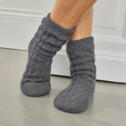 Becquet Chaussettes tricot doublées sherpa<Femme Pyjama Femme