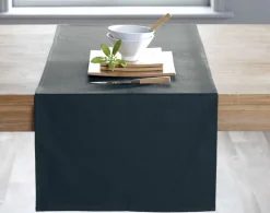 Becquet Chemin de table en coton traité antitache - Lauréat< Set De Table, Chemin De Table|Les Matières