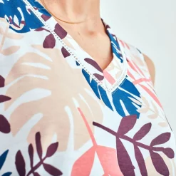 Becquet Chemise de nuit courte motif tropical<Femme Pyjama Femme|Les Matières