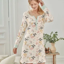 Becquet Chemise de nuit motif floral<Femme Pyjama Femme