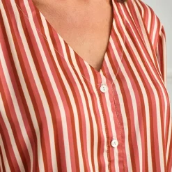Becquet Chemise de nuit satin rayée - CRÉATION<Femme Pyjama Femme|Les Matières