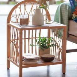 Becquet Chevet en rotin< Meuble, Étagère|Décoration
