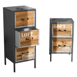 Becquet Chevet style industriel< Meuble, Étagère|Décoration
