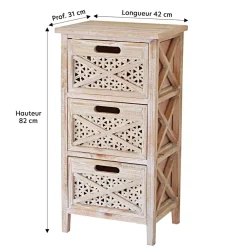 Becquet Chiffonnier façon moucharabieh< Meuble, Étagère|Décoration