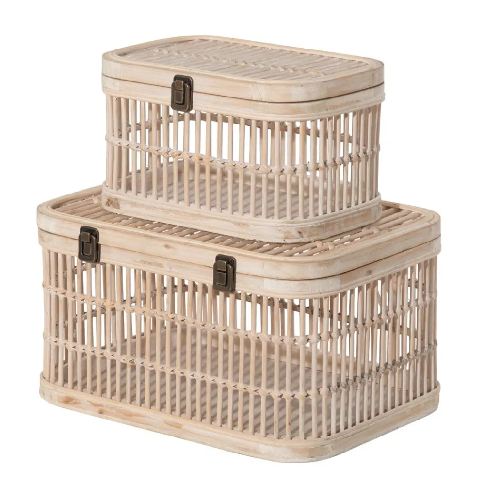 Becquet Coffres ajourés - Set de 2< Boîte, Panier|Décoration