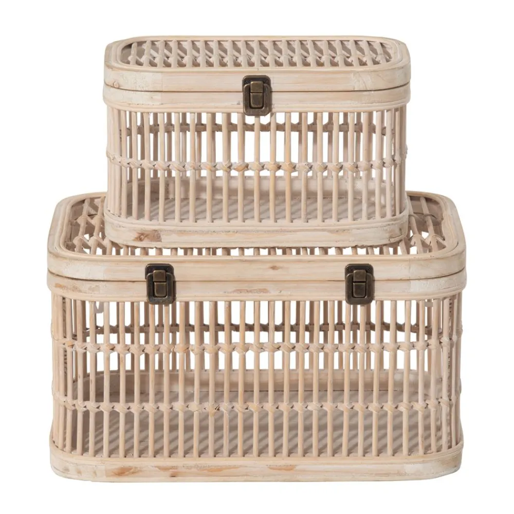 Becquet Coffres ajourés - Set de 2< Boîte, Panier|Décoration