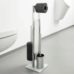 Becquet Combiné WC avec dérouleur pour papier toilette< Accessoires De Salle De Bain|Idées Salle De Bain