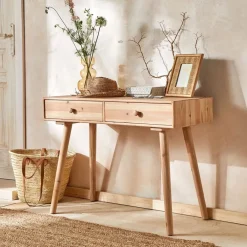 Becquet Console bois 2 tiroirs< Meuble, Étagère|Décoration