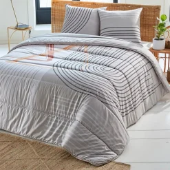 Becquet Couette DÉCO DOUBLE FACE motif graphique - création - légère ou chaude< Couette Colorée, Couette Imprimée|Couette, Édredon, Plumon