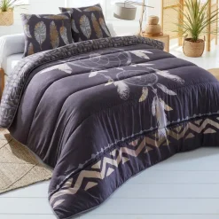 Becquet Couette DÉCO DOUBLE FACE motif attrape-rêves - chaude< Couette Colorée, Couette Imprimée|Couette, Édredon, Plumon