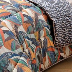Becquet Couette DÉCO DOUBLE FACE motif feuillage - Création - Légère ou chaude< Couette Colorée, Couette Imprimée|Couette, Édredon, Plumon