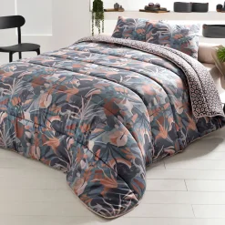 Becquet Couette DÉCO DOUBLE FACE motif panthère - Création - légère ou chaude< Couette Colorée, Couette Imprimée|Couette, Édredon, Plumon