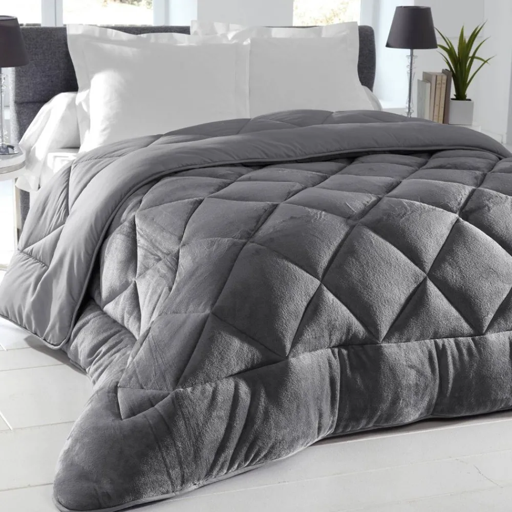 Becquet Couette double face VELOURS / MICROFIBRE - Chaude - Très chaude< Couette Colorée, Couette Imprimée|Couette, Édredon, Plumon
