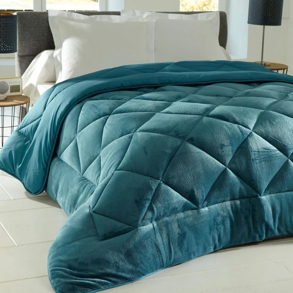 Becquet Couette double face VELOURS / MICROFIBRE - Chaude - Très chaude< Couette Colorée, Couette Imprimée|Couette, Édredon, Plumon
