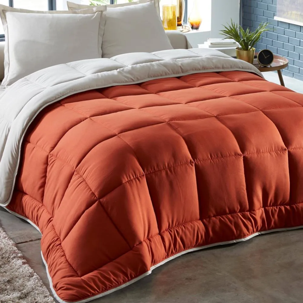 Becquet Couette Microfibre DOUBLE FACE UNIE - Chaude< Couette Colorée, Couette Imprimée|Couette, Édredon, Plumon