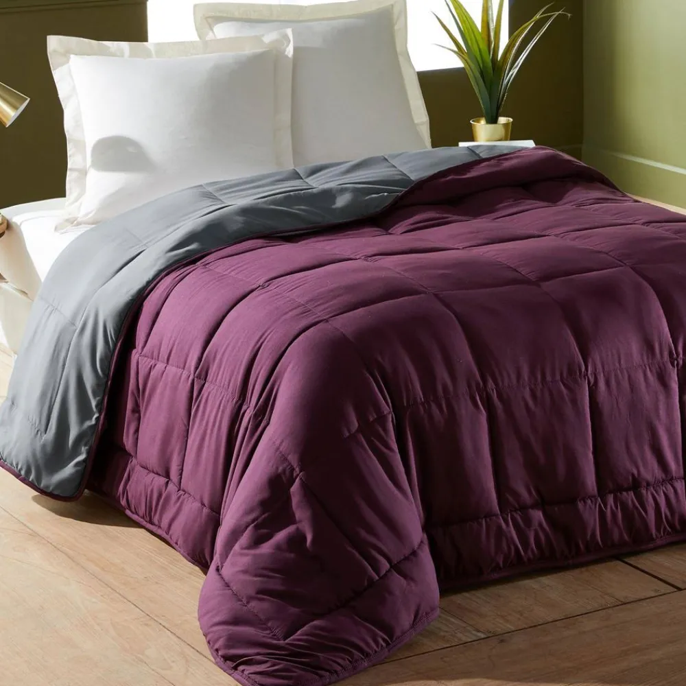 Becquet Couette Microfibre DOUBLE FACE UNIE - Chaude< Couette Colorée, Couette Imprimée|Couette, Édredon, Plumon