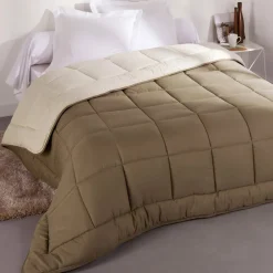 Becquet Couette Microfibre DOUBLE FACE UNIE - Chaude< Couette Colorée, Couette Imprimée|Couette, Édredon, Plumon