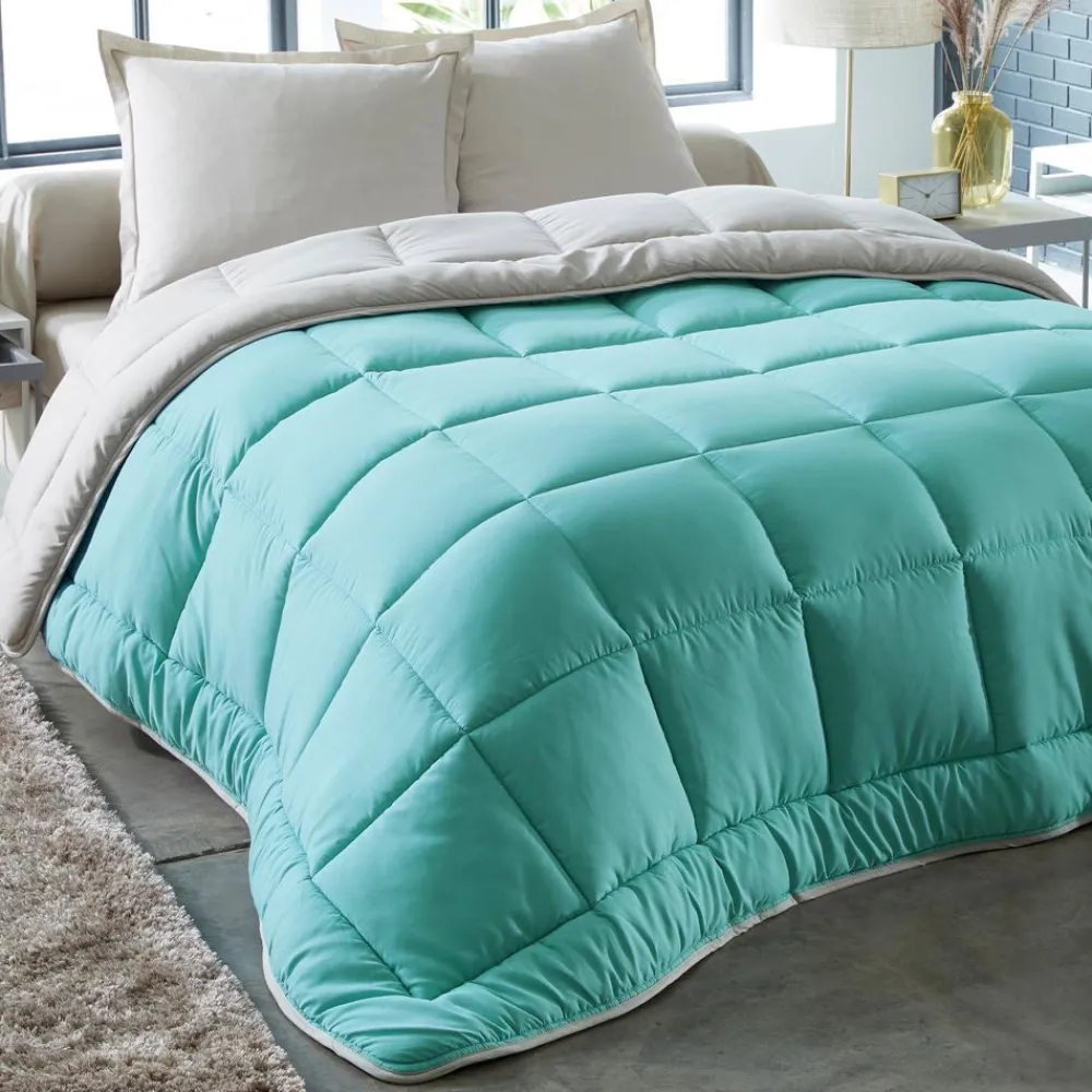 Becquet Couette Microfibre DOUBLE FACE UNIE - Chaude< Couette Colorée, Couette Imprimée|Couette, Édredon, Plumon