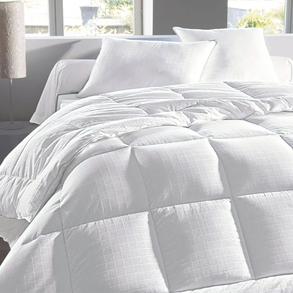 Becquet Couette SATIN DAMASSÉ ANTIBACTÉRIENS - Création - Légère - Très Chaude< Couette, Édredon, Plumon|Couette