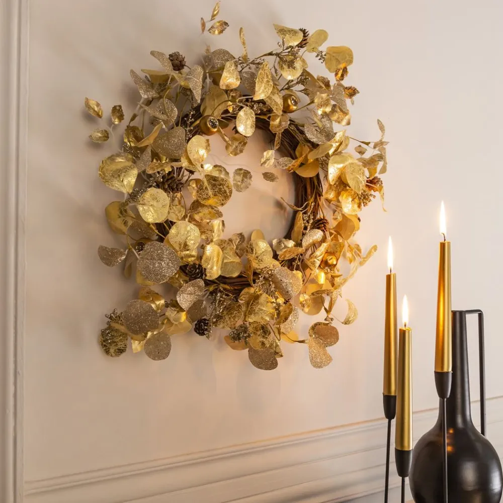Becquet Couronne décorative dorée< Décoration Murale|Décoration