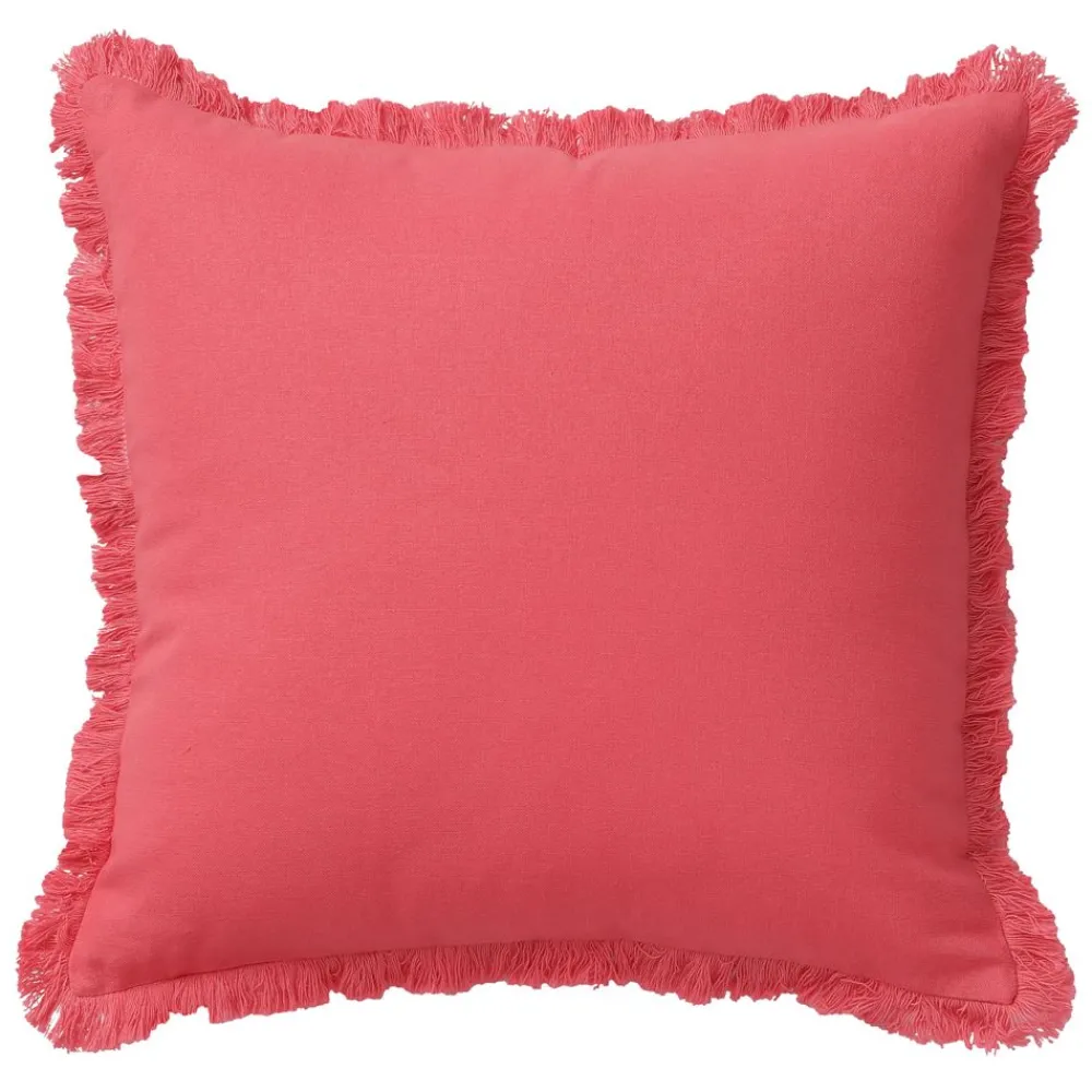 Becquet Coussin à franges< Rideau Et Déco Textile|Décoration Textile Unie